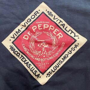 Waco Texas Dr Pepper Vintage Graphic Sweatshirt 3XL Black Fleece Pullover Farm